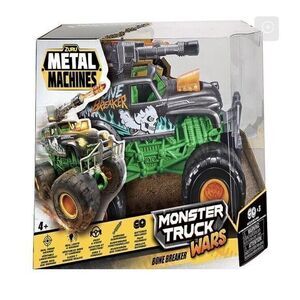 Zuru Metal Machines Monster Truck Wars T-Rex Lights Makes Sound Fires Weapon New